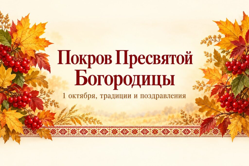 Покров Пресвятой Богородицы: какого числа (1 октября), традиции и поздравления Покров Пресвятой Богородицы: 1 октября, традиции и поздравления