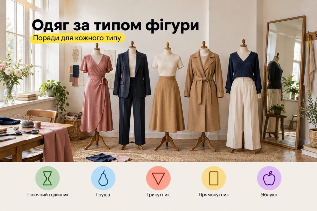 Як підібрати одяг за типом фігури: поради для кожного типу - обкладинка статті kiev-city.com.ua