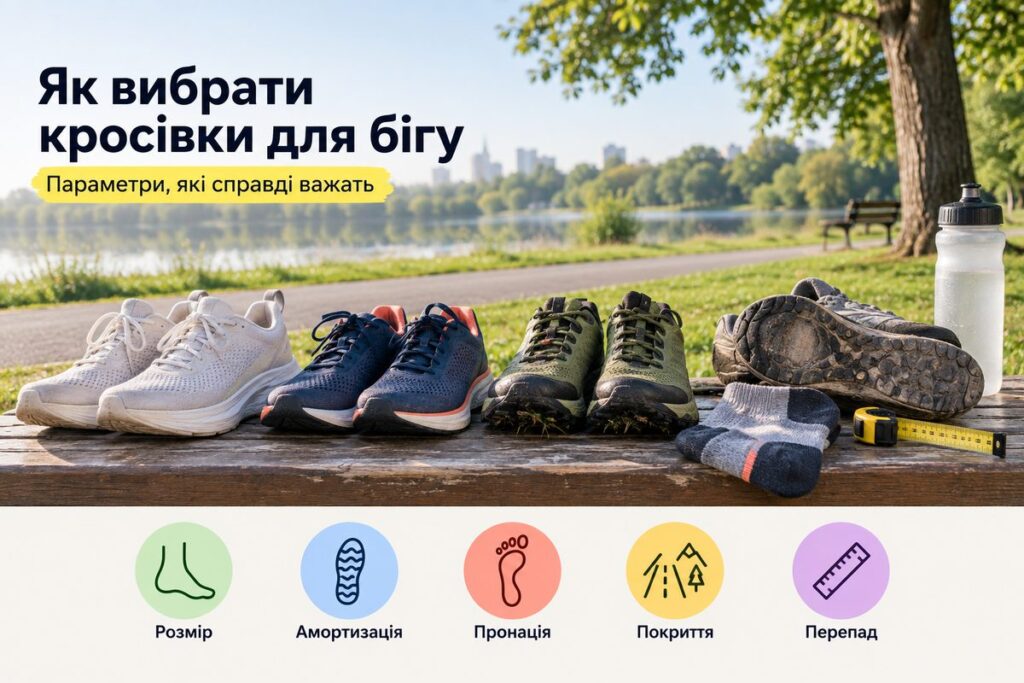 Як вибрати кросівки для бігу: 5 параметрів - обкладинка статті kiev-city.com.ua