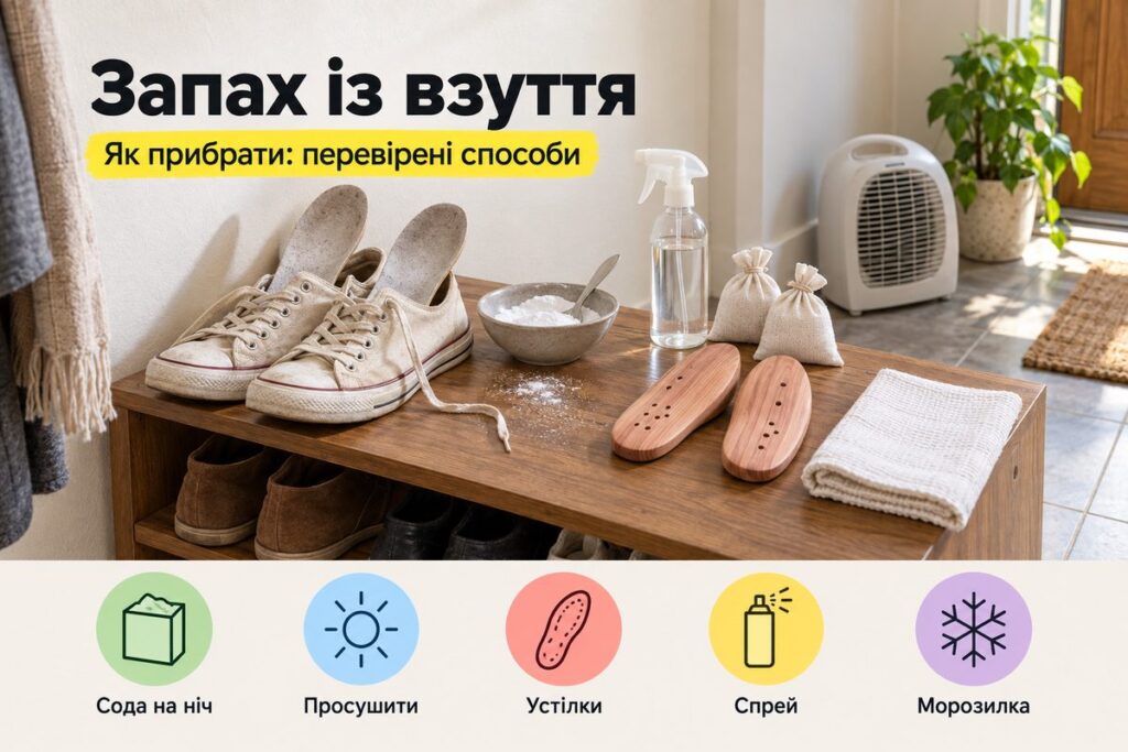 Як прибрати неприємний запах із взуття: перевірені способи - обкладинка статті kiev-city.com.ua