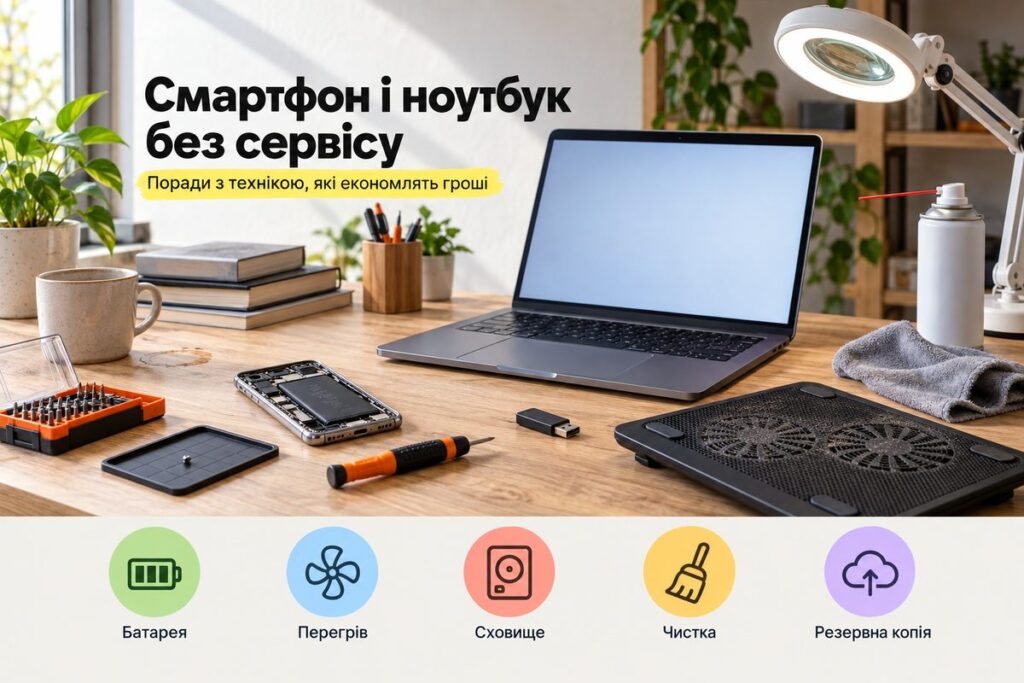 Поради з технікою: смартфон і ноутбук без сервісу - обкладинка статті kiev-city.com.ua