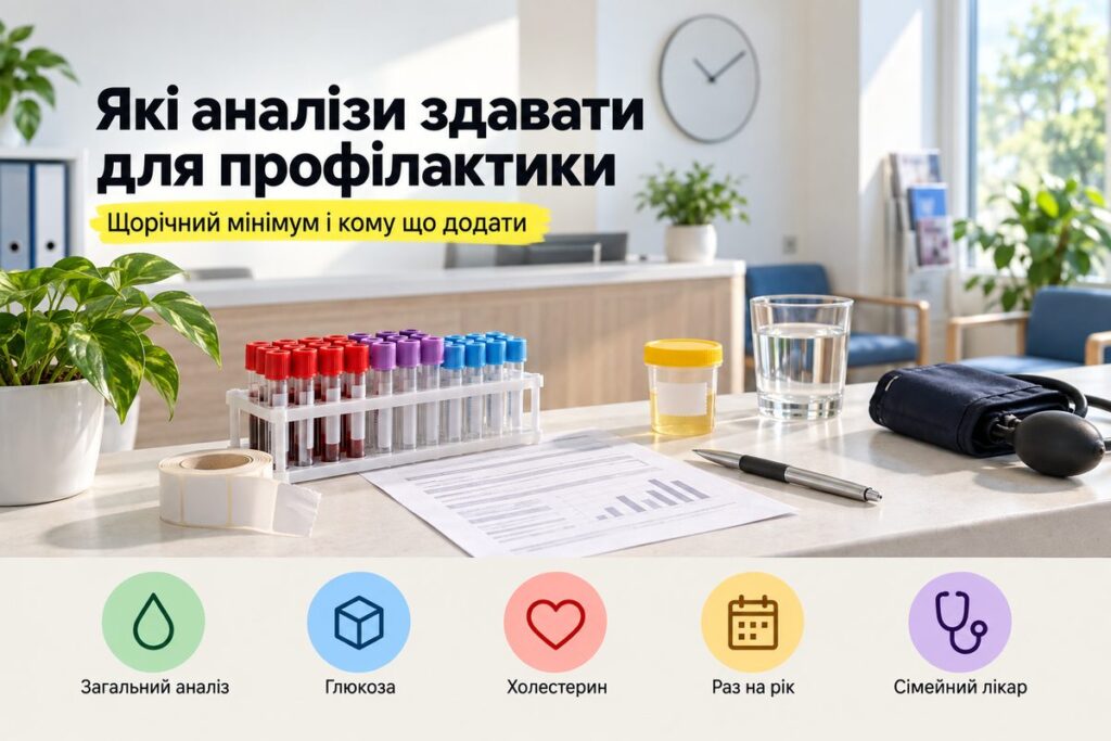Які аналізи варто здавати для профілактики - обкладинка статті kiev-city.com.ua