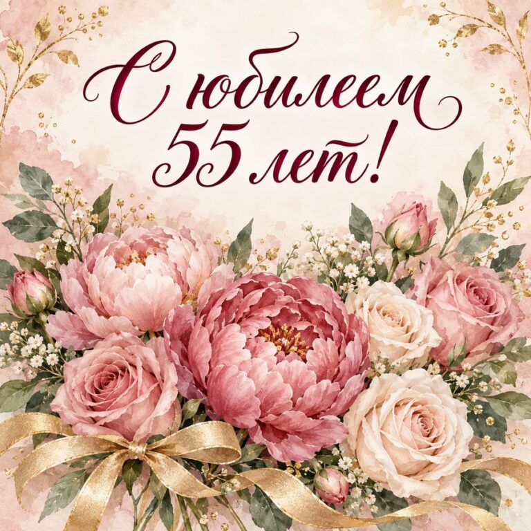 С юбилеем 55 лет!