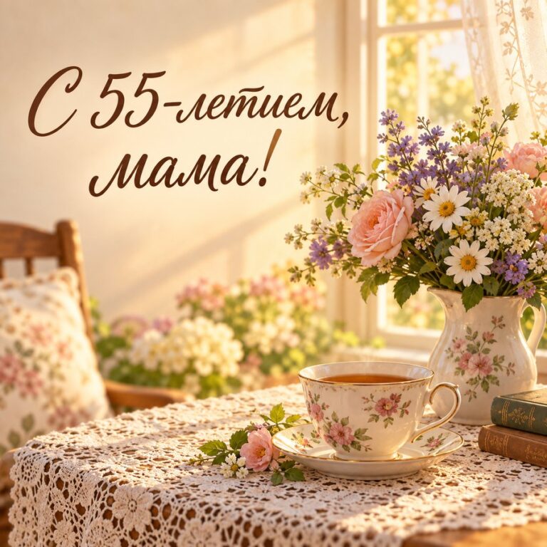 С 55-летием, мама!