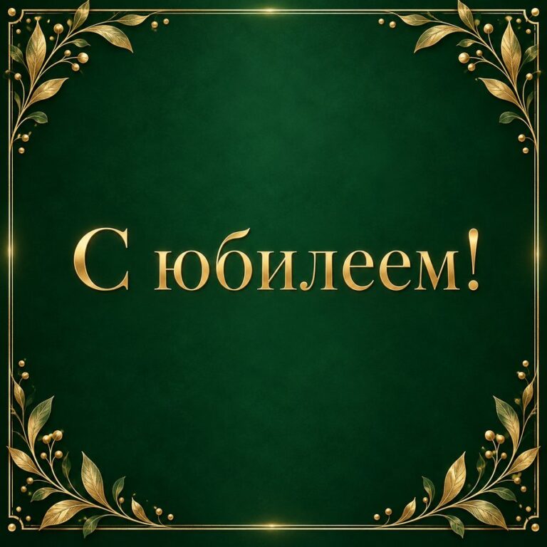 С юбилеем!