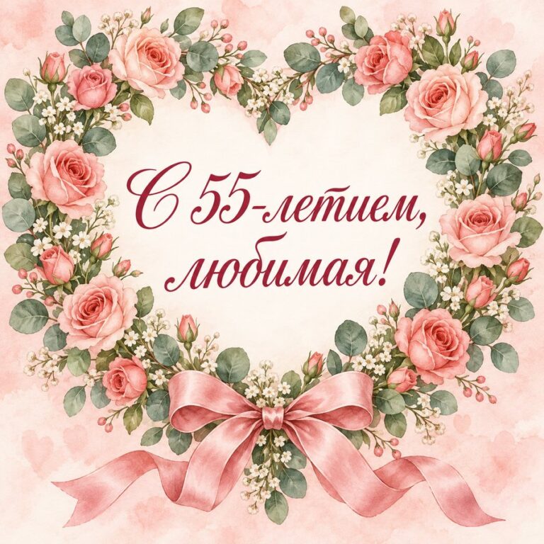 С 55-летием, любимая!