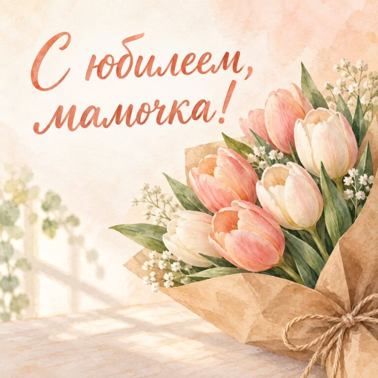 С юбилеем, мамочка!