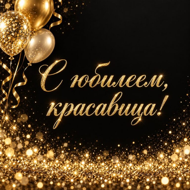 С юбилеем, красавица!