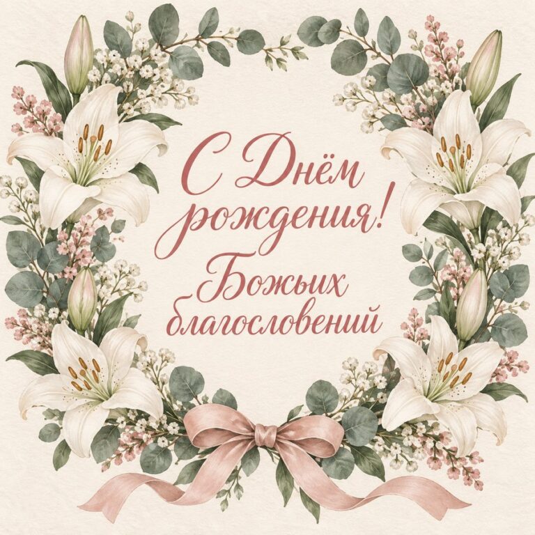 С Днём рождения! Божьих благословений