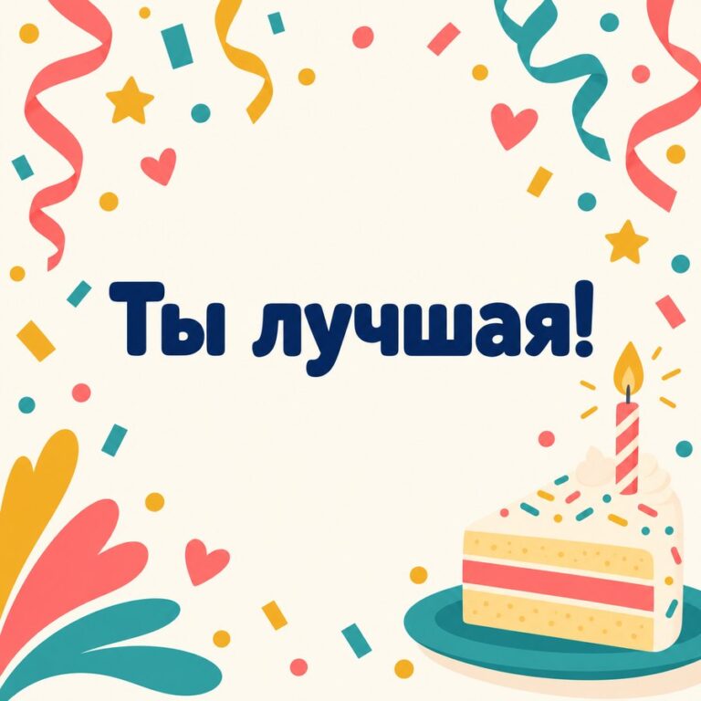 Ты лучшая!