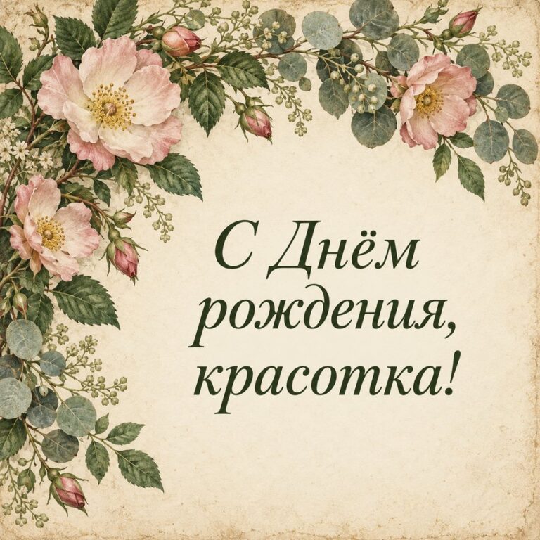 С Днём рождения, красотка!