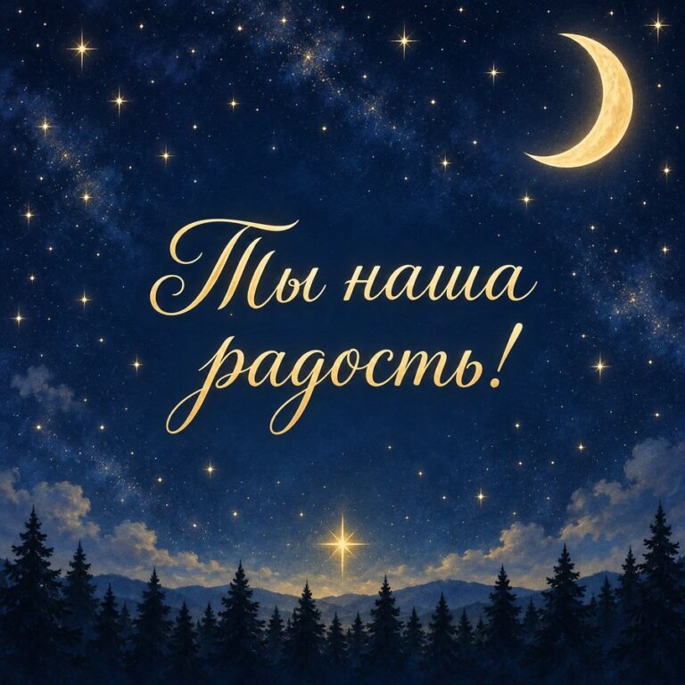 Ты наша радость!